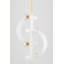 Luminaire suspendu géométrique 4 lumières Maddie