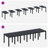 vidaXL Garden Dining Set 15 pcs Anthracite Polt rattan-429059777