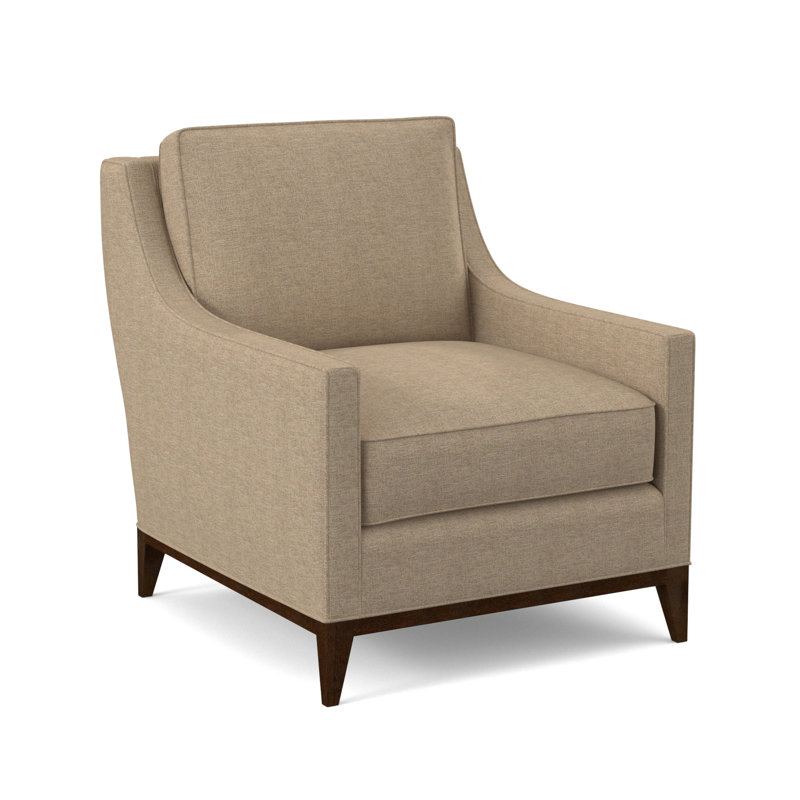Sonoma Armchair, American Walnut, Elise Harbor 100% Polyester