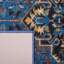 Tapis oriental bleu / rouge Chenoweth-537484648