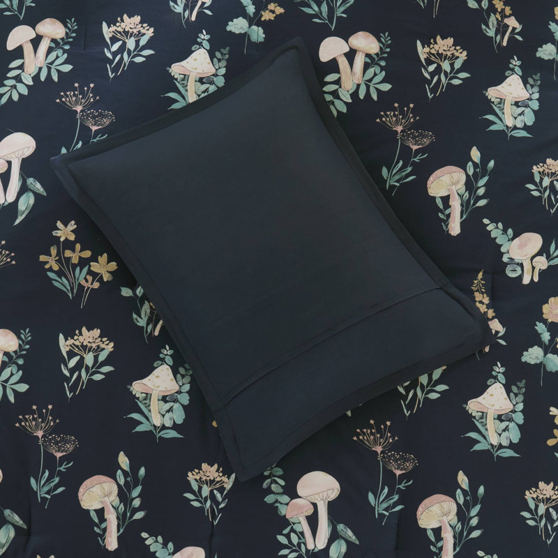 Comfortable Microfiber Bedding Sets, Hypoallergenic Mushroom Garden Design For Home