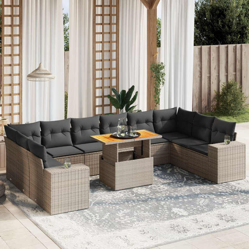 Ensemble de canapé de jardin Vidaxl