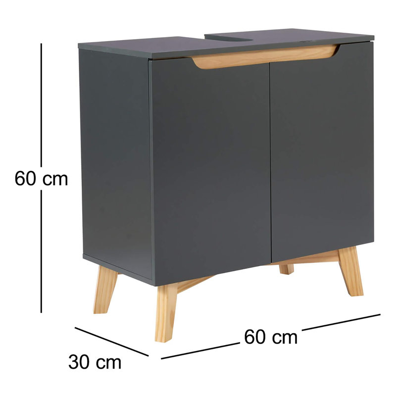 Florence Bathroom Cabinet, Grey