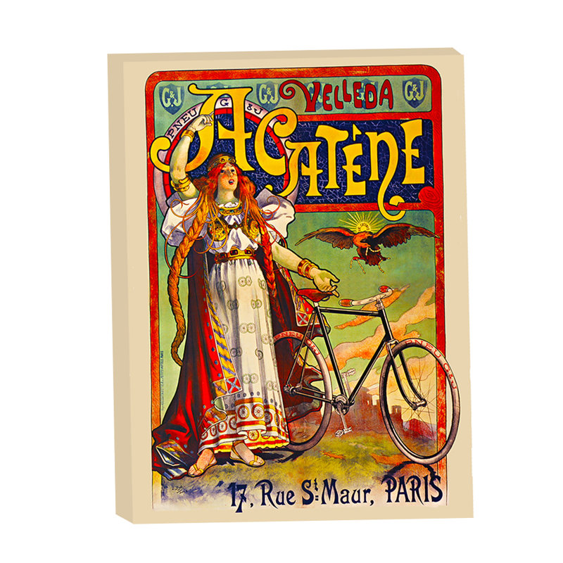 Affiche «Velleda Acate», 17 rue St Maur, Paris, France, par Grotto Studios