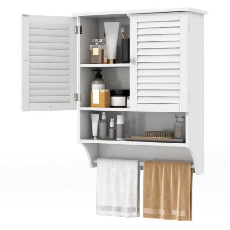 Dorothymae Wall Bathroom Cabinet, White
