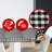 Vinyl Picnic Fited Tableclth Rectangle 48X24 Black-673318967-708027635