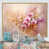 Toile naturelle avec cadre flottant