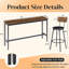 Ensemble de table de bar et chaises pour 3