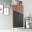 Armoire d'appoint Mid-Century 30 po avec 6 tablettes et 2 tiroirs Beekman-919339481