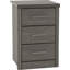 Arjon 3 Drawer Bedside Table-1079108056