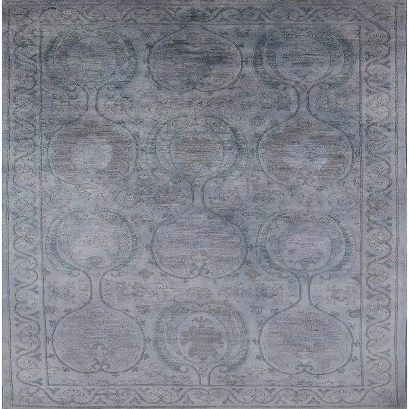 Tapis oriental gris, Carré 5 pi