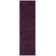 Jiang Solid Color Machine Made Power Loom Polypropylene Area Rug in Purple