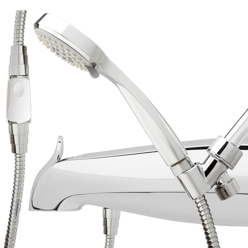 Chrome Handheld Wall Mounted Shower Head with 3 Spray Settings