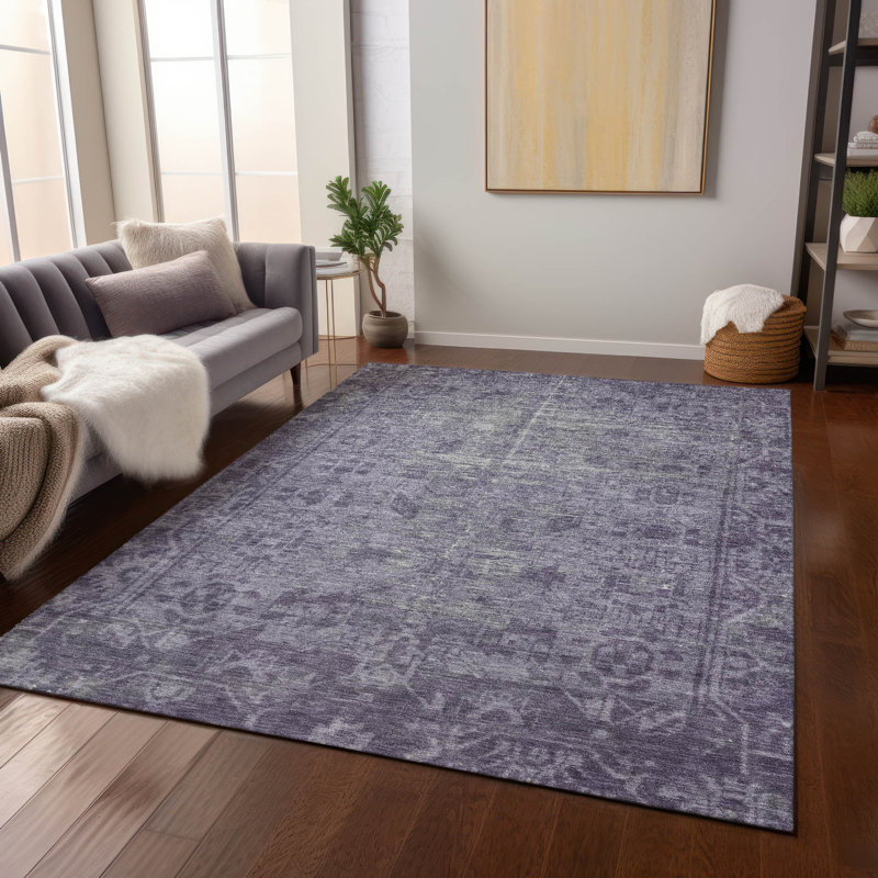 Tapis intérieur / extérieur lavable en machine Christain ACN1228, Rectangle 2 pi 6 po x 3 pi 10 po
