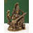 Handcrafted Brass Goddess Saraswati Statue with Veena, 11.5 in., Traditional Hindu Religious Figurine for Home Altar & Meditation Room