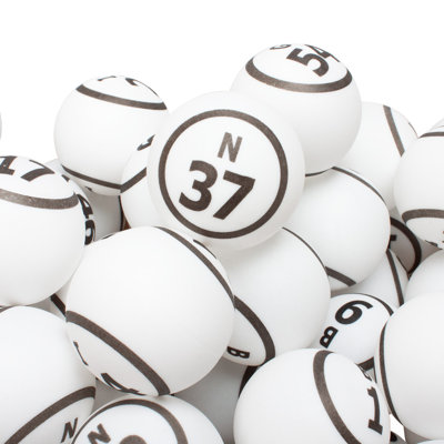GSE 1.5-Inch Ping Pong Size Replacement Bingo Balls for Large Bingo Cage