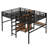 Twin Loft Bed With Desk & Wardrobe, Space Saving Kids Bed With Outlets-24797718-24797717