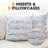 Ombre Faux Fur Throw Pillow