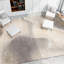Handmade Silk and Wool Abstract Area Rug-1982353292