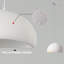 Luminaire suspendu moderne en polystyrène à 1 lumière Jimyah-582369686