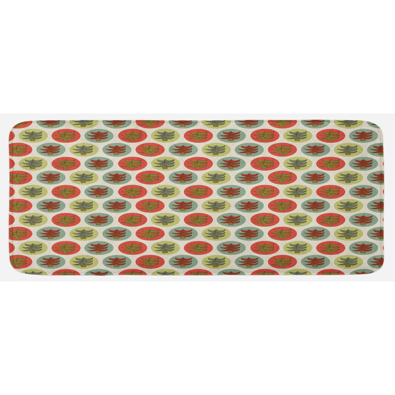 Rustic Synthetic Kitchen Mat