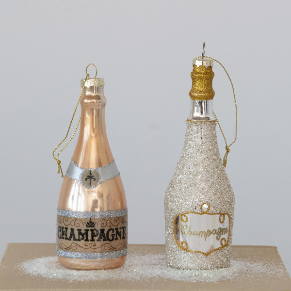 6.125'' Glass Hanging Figurine Ornament