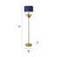 Waynesfield 157.5cm Polished Traditional Floor Lamp-1757962392-1757962394