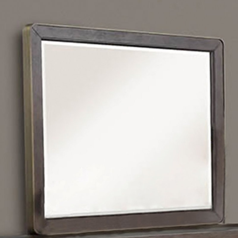 Miroir brun antique