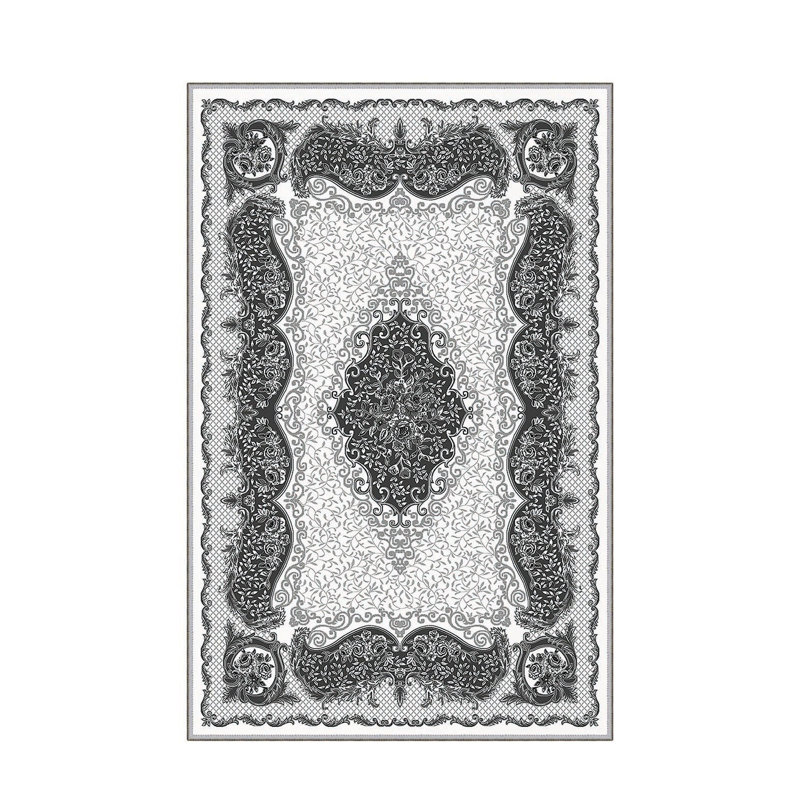 Antibacterial Hall Carpet, 39.4 x 59.1 inches | 100% Polyester, 0.4 in Pile Height, Non-Slip PVC Felt Dot Underside | Machine Washable, 3D Digital Printing, Durable & Stylish for Modern Home Décor