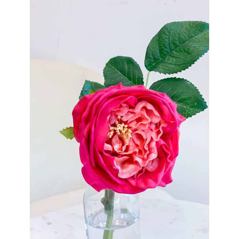 Faux English Rose Floral Arrangement