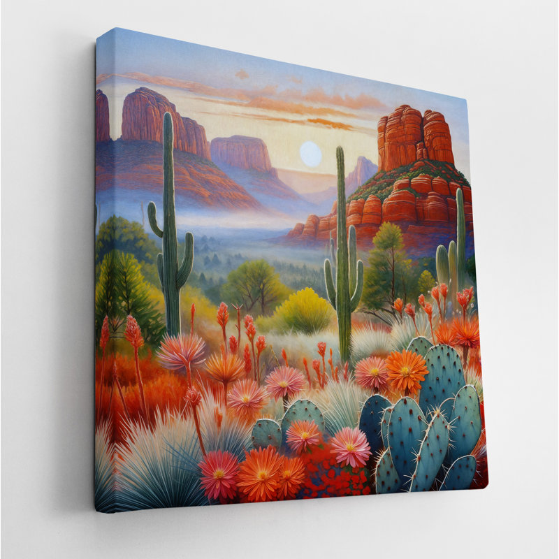 Desert Sunrise, 48" H x 48" W