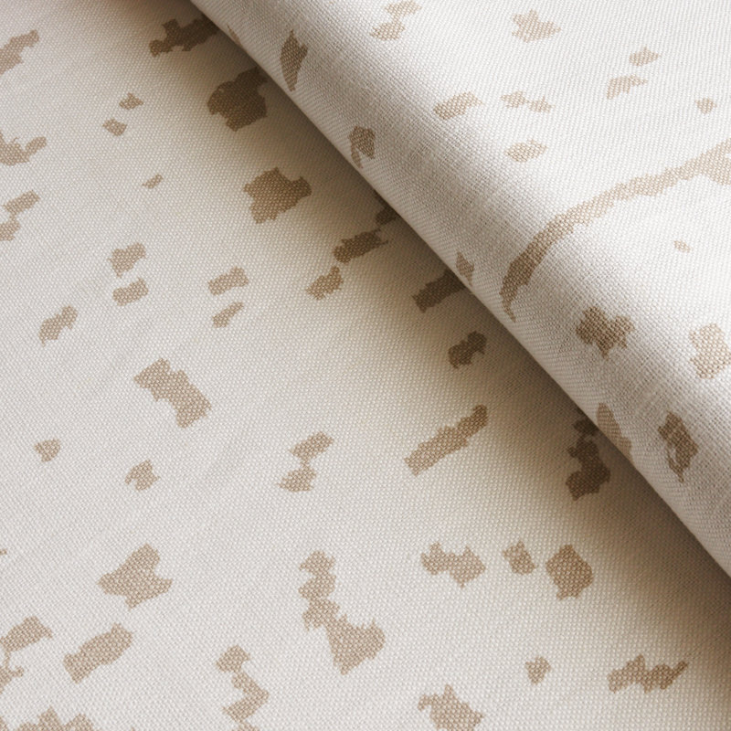 Schumacher x Miles Redd Bespotted Fabric, Light Neutral