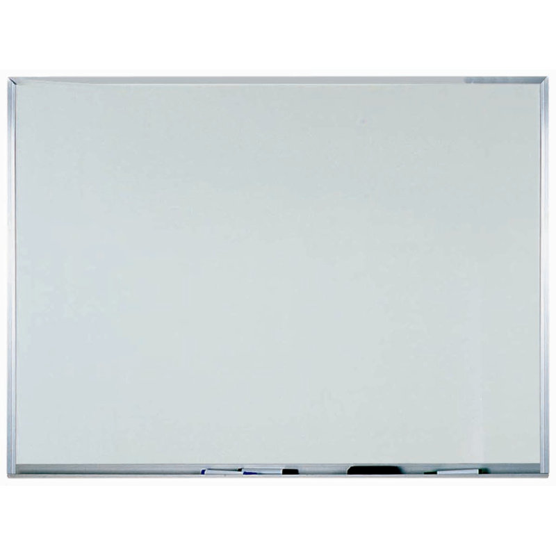 AARCO Melamine Wall Metal Markerboard, 3' H x 4' L