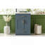 Meuble-lavabo 24 po avec lavabo intégré en céramique, meuble-lavabo à 2 portes, 1 tiroir basculant et meuble-lavabo simple pour salle de bain de petite et moyenne taille, bleu-1211905738