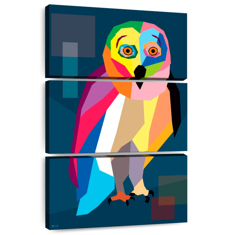 Brampt Owl Wpap, 74" H x 48" W
