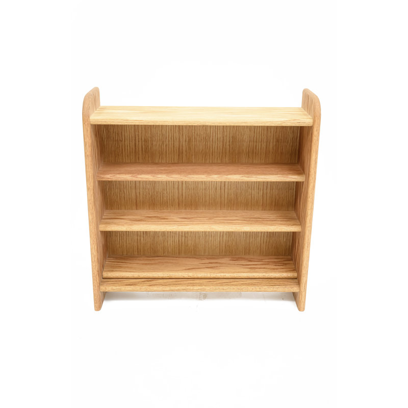 Support à CD en bois de style tablette - Série 02, Transparent, H 24,25 po x l 24,25 po x P 7,25 po