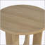 Ensemble de table 3 pièces de style contemporain avec base en arche, pour un style de vie moderne et esthétique-1844029091