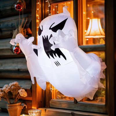 4.5 FT Halloween Inflatable Scary Flying Ghost