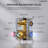 Pressure Balanced 10" Rainfall Shower System, Dual Rain Shower Heads with Rough-In Valve-92871748