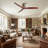 52 Inch American Farmhouse Rustic Elegance Classical Solid Wood Low Profile Flush Mount Ceiling Fan Without Light-684851276-684851251
