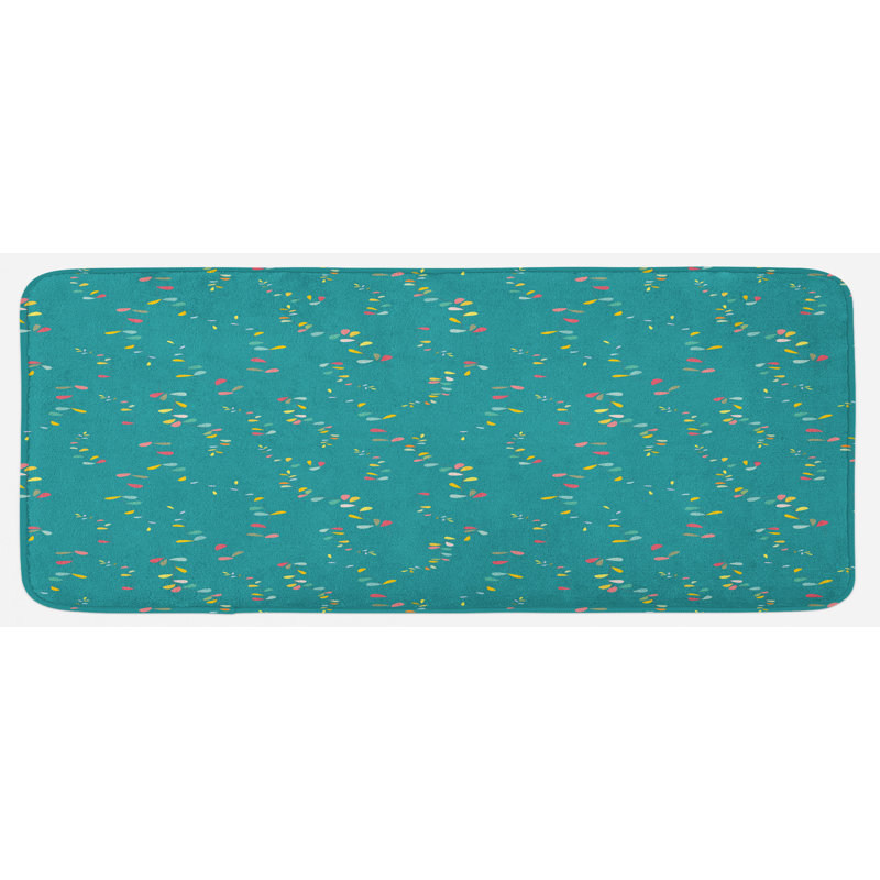 Tapis de cuisine abstrait