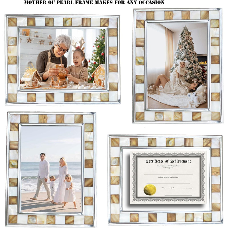 Cadre photo 8 x 10 brun