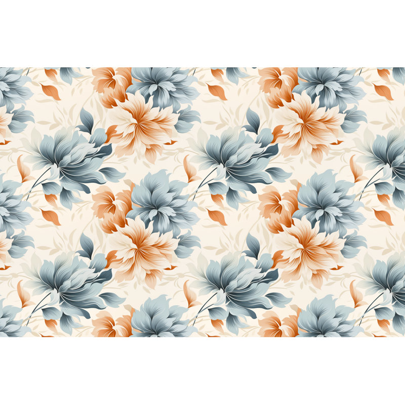 Rideaux à motif floral - 6115, L 40 po x L 82 po
