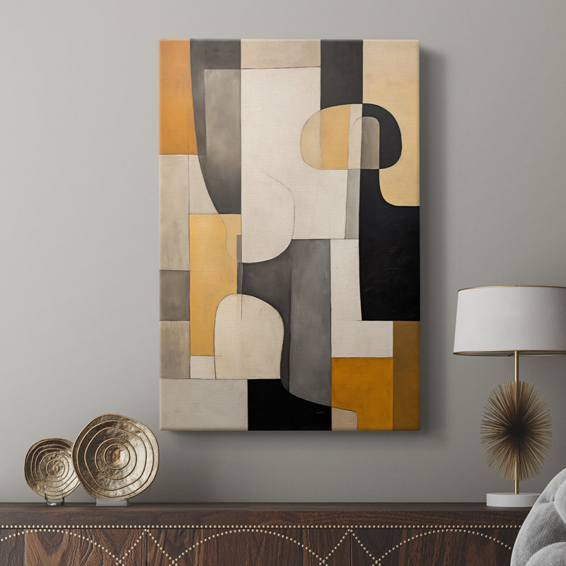 ABSTRACT Series DV -Custom Wrapped Gallery Cavas, 36" H x 24" W