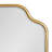 Aransa Scalloped Rectangle Wall Mirror-564624765-564624766