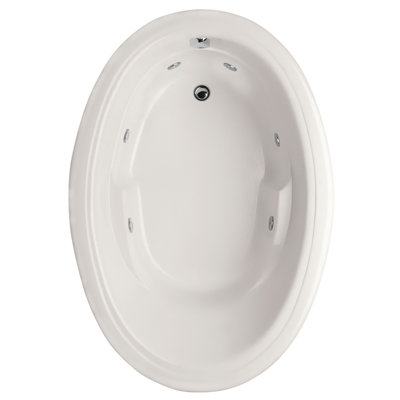 Builder Oval 60'' L Whirlpool Bathtub
