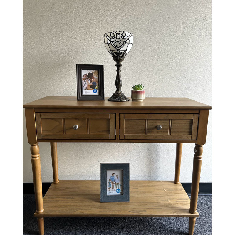Mini lampe de table avec lampe de poche Simoniff Tiffany en verre coloré de style baroque incluse l 6 po x P 6 po x H 15 po