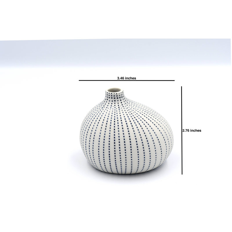 Vase de table Ayea, Bleu