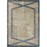 Tapis brun clair à motif incrusté Winston