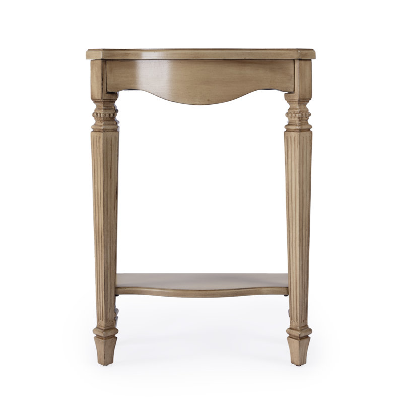 Cheshire Ballerina 22" Console Table, Antique Beige